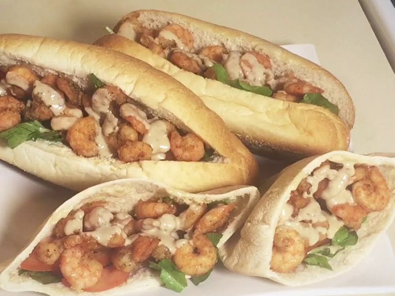 Small Shrimp Sandwich