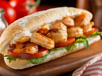 Grilled Shrimp Sandwich