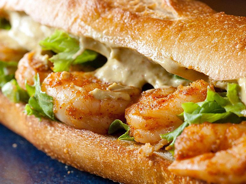 Grilled Shrimp Sandwich