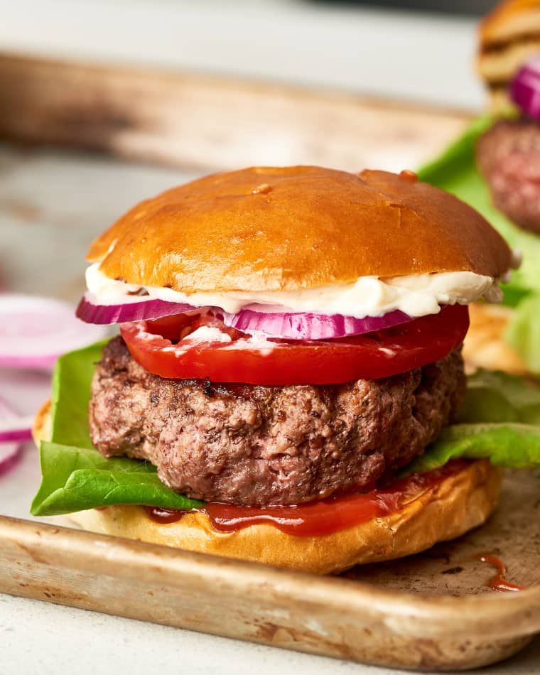 Juicy Beef Burger Sandwich