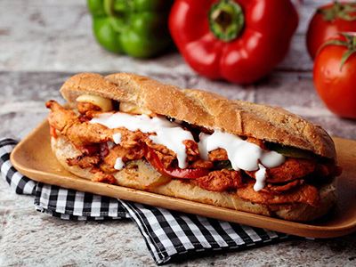 Fried Chicken Turkey Sandwich