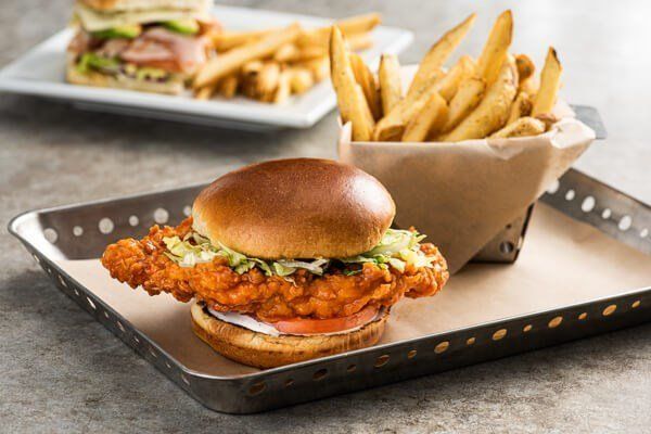 Fried Chicken Ranch Sandwich