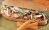 Grilled Chicken With Mushroom And Cheese Sandwich