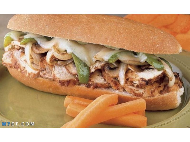 Chicken Sandwich With Mozzarella Cheese