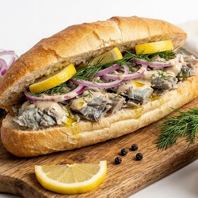 Herring Sandwich Two Pieces
