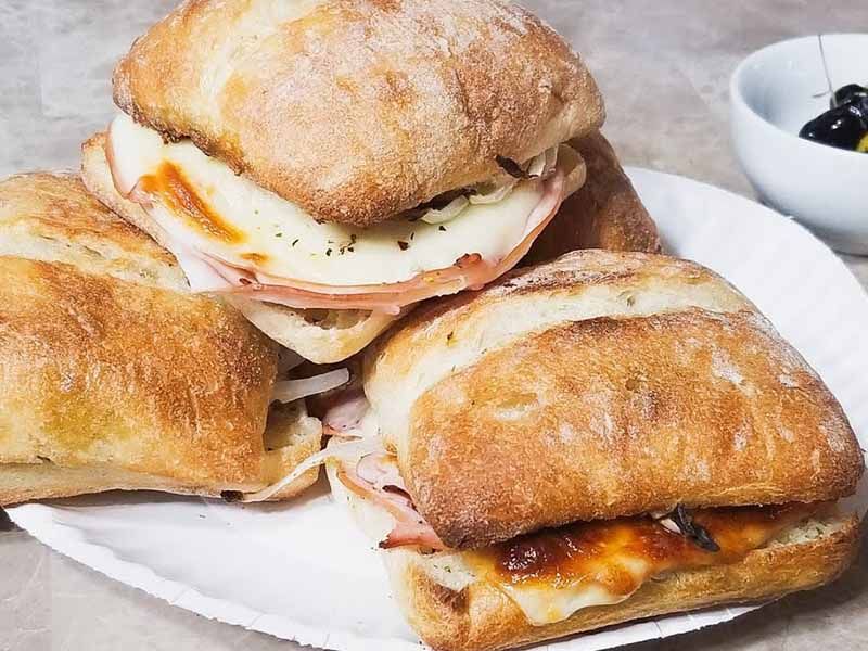 Shami Oven Roumi Cheese With French Fries Sandwich