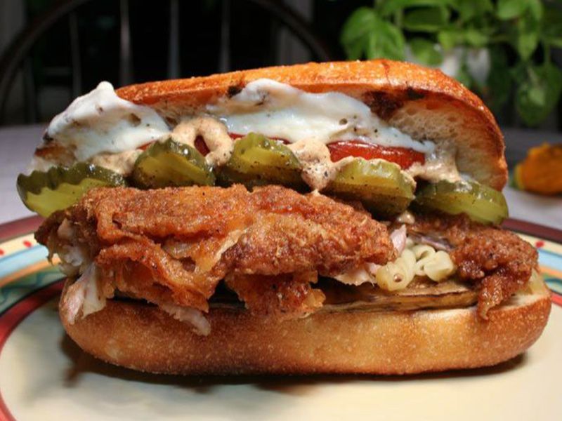 Chicken Zinger Supreme Za3tar Sandwich