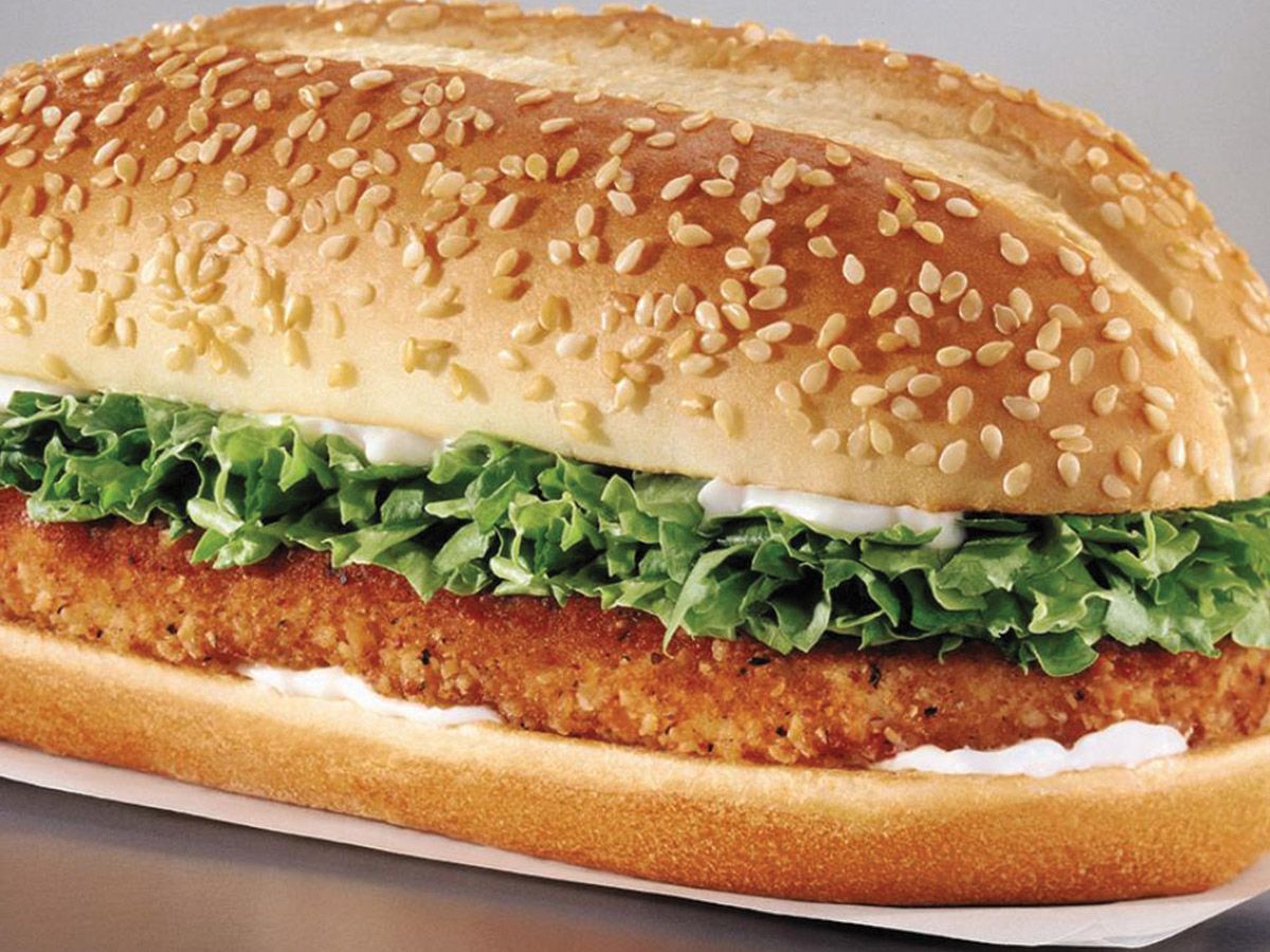western Zinger sandwich