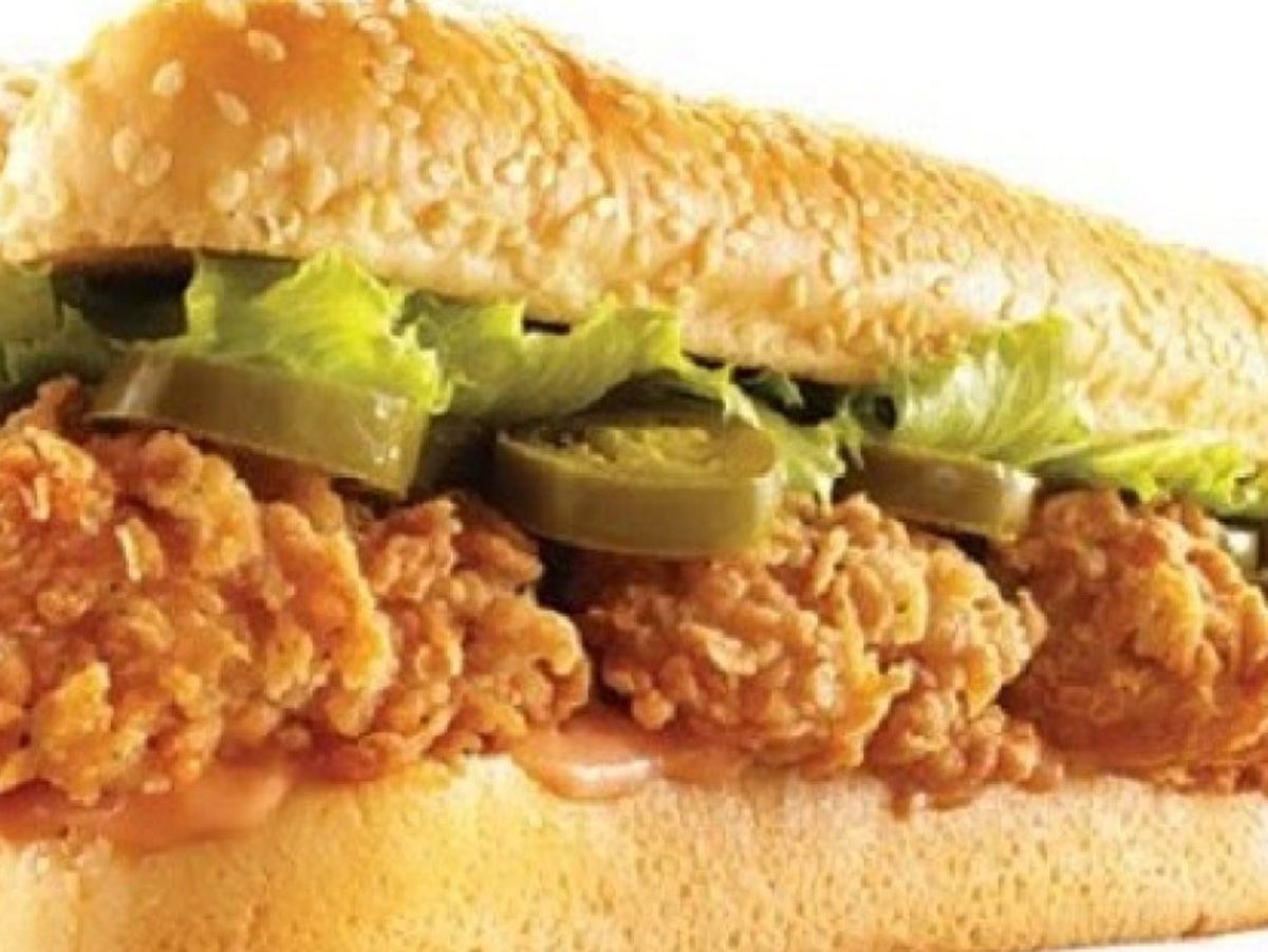 Chicken zinger sandwich