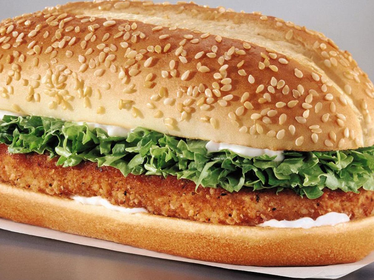 Spicy zinger sandwich