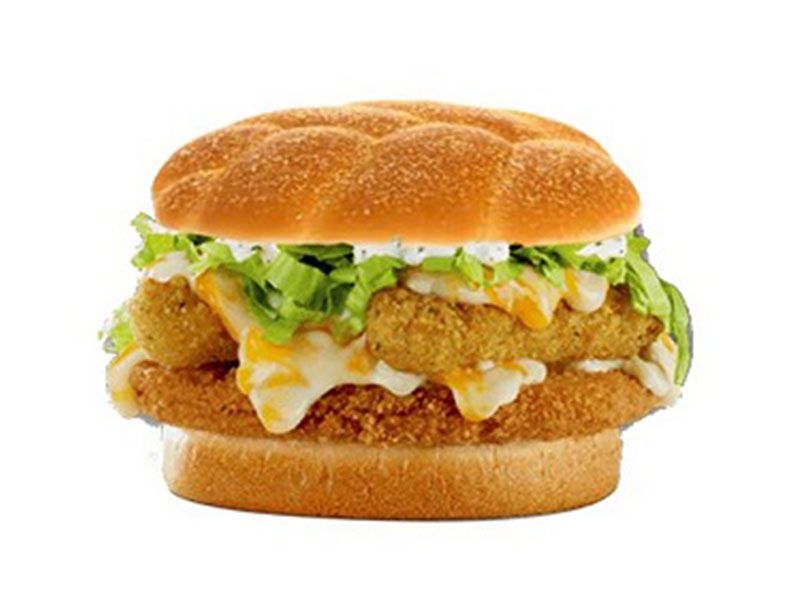 Single Round Chicken Zinger Sandwich