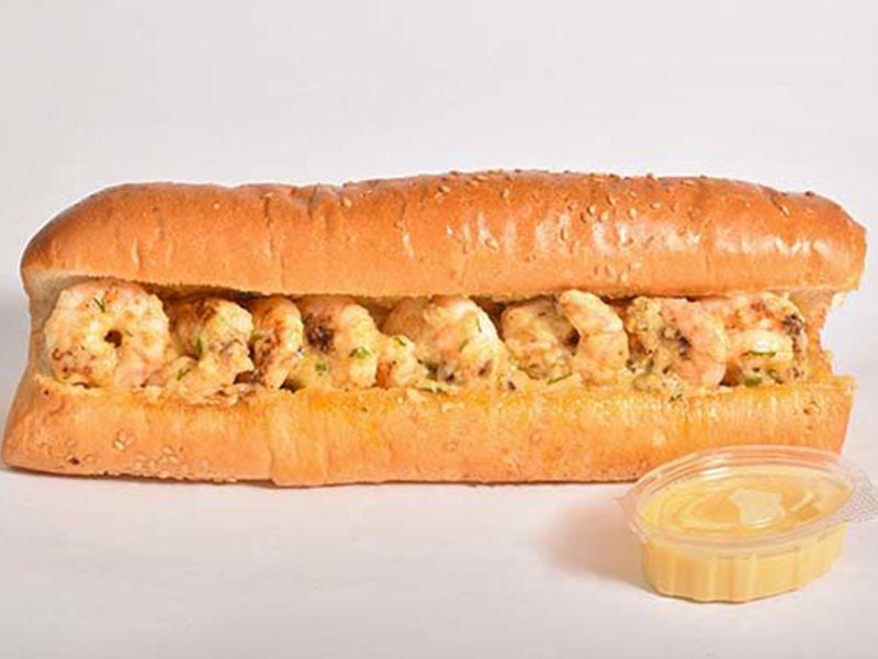 Squid sandwich with butter