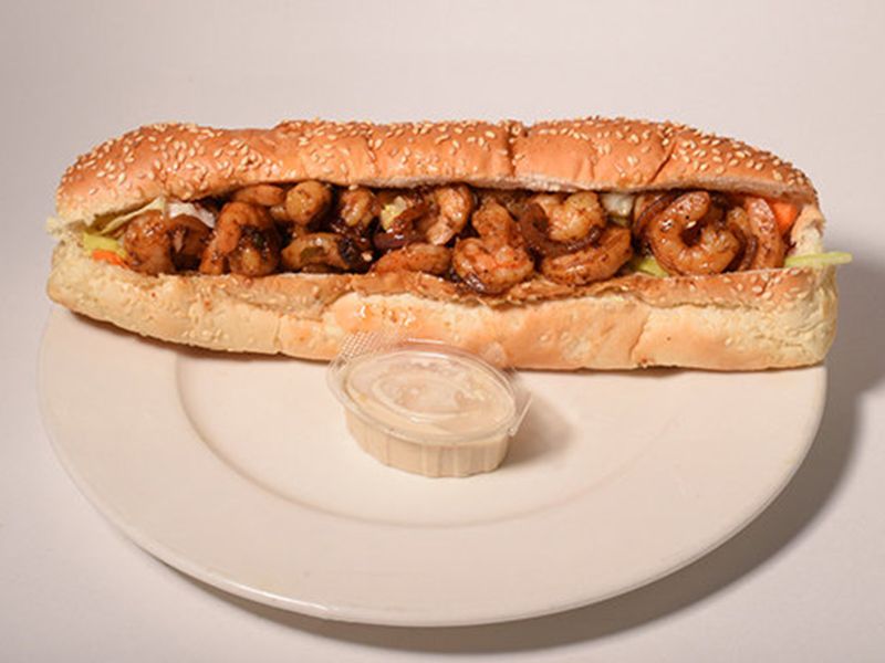 cheddar Squid sandwich