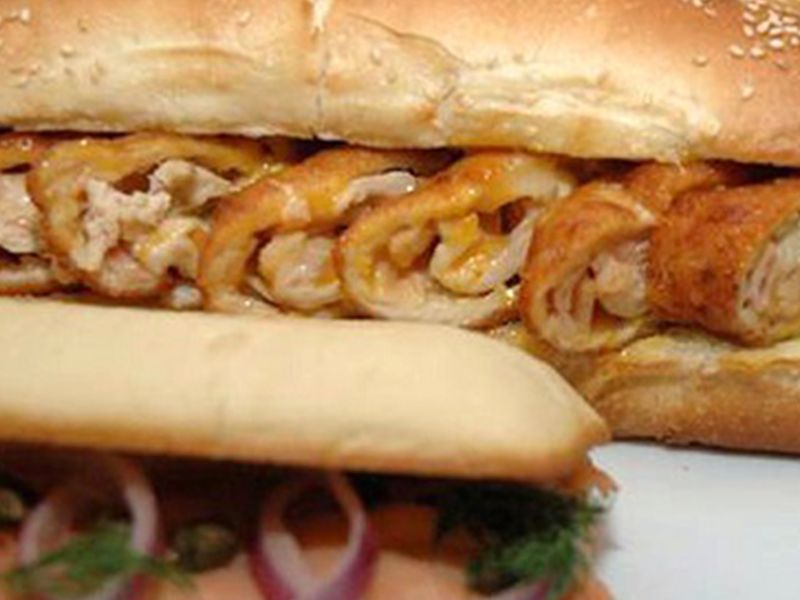Fajita Squid Sandwich