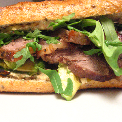 Grilled Kandouz Steak Sandwich