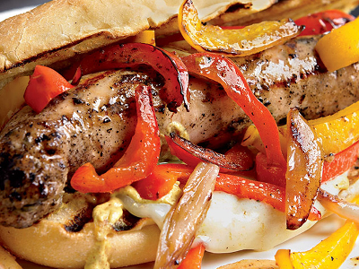 Oriental Sausage Sandwich