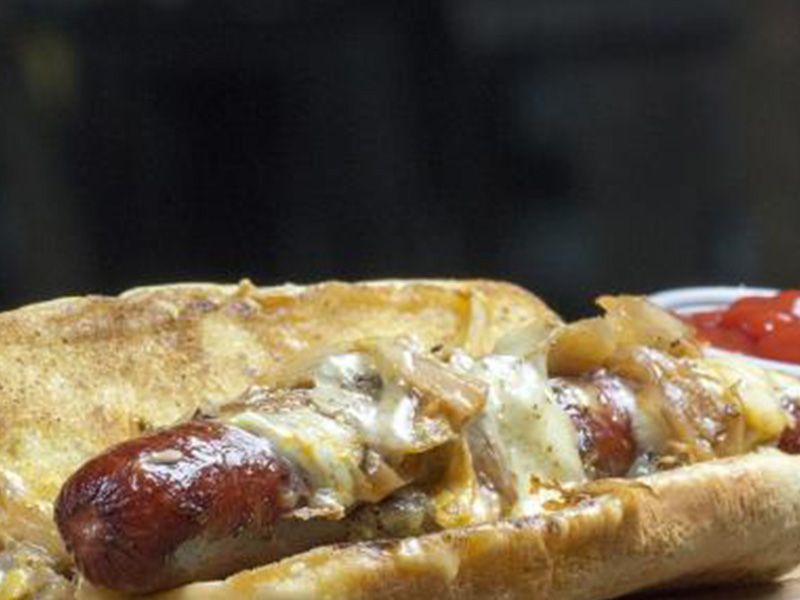 oriental sausage sandwich