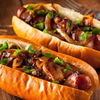 Sausage sandwich
