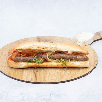 Oriental Sausage Sandwich