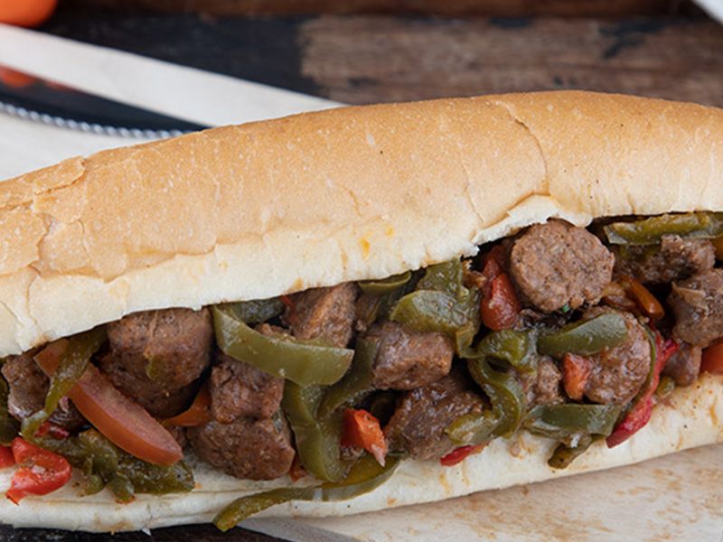 Oriental Sausage Sandwich