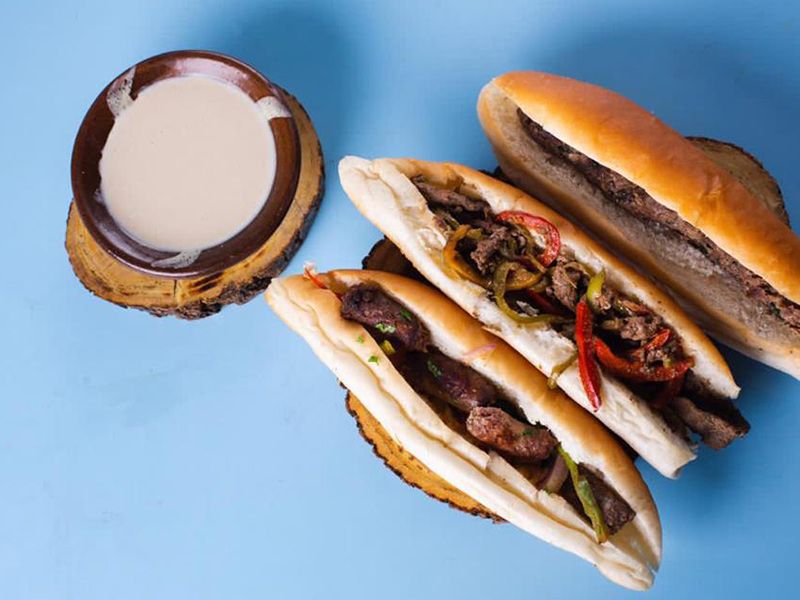 Oriental Sausage Sandwich