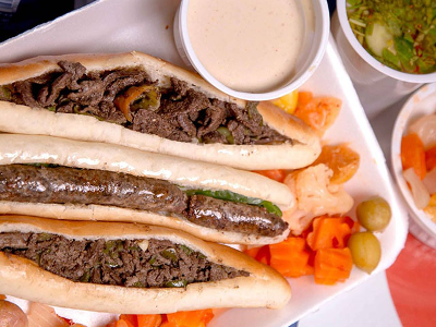 Alexandrian Oriental Sausage Sandwich