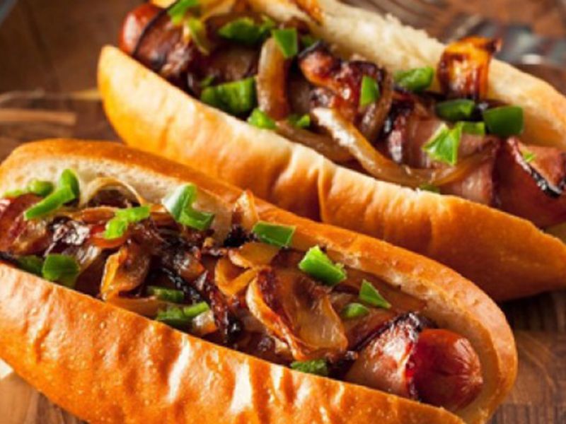 Alexandrian sausage sandwich