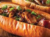 Alexandrian sausage sandwich