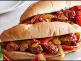 Alexandrian sausage sandwich
