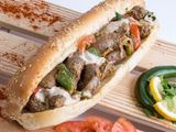 Oriental Sausage With Cheese Sandwich