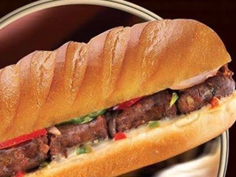 Oriental Sausage Sandwich