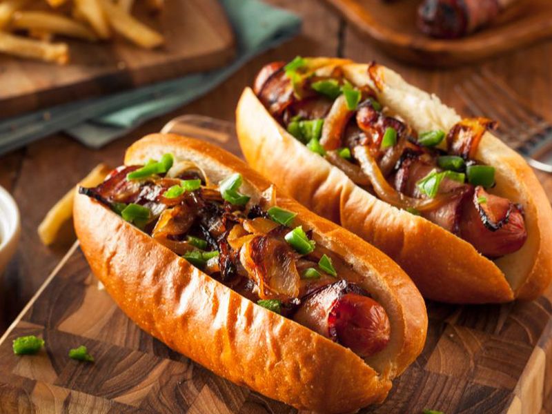 Baladi Sausage Sandwich