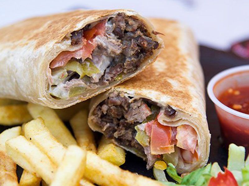 Oriental Sausage Sandwich