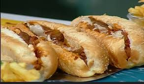 Oriental Sausage With Mozzarella Cheese Sandwich