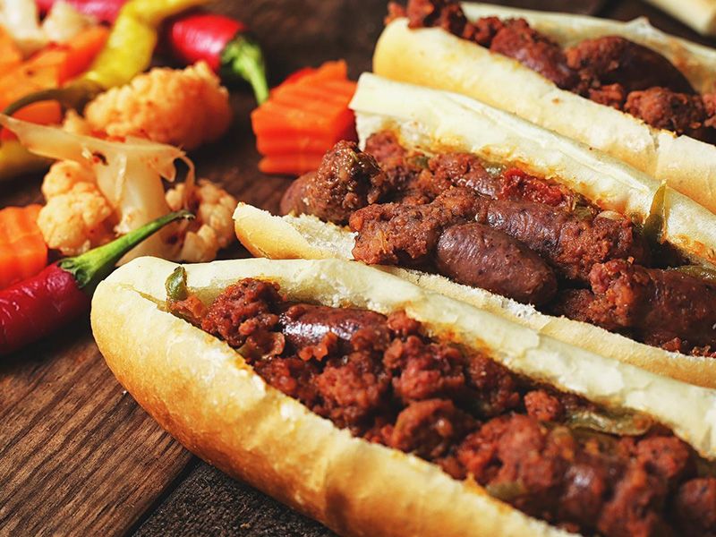 Oriental Sausage Fino Sandwich