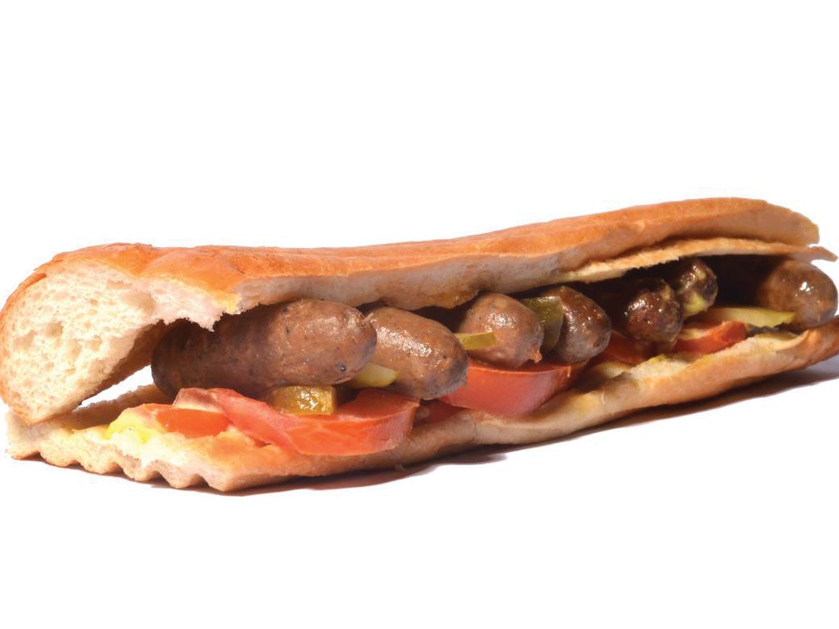 Half Meter Grilled Sausage Sandwich
