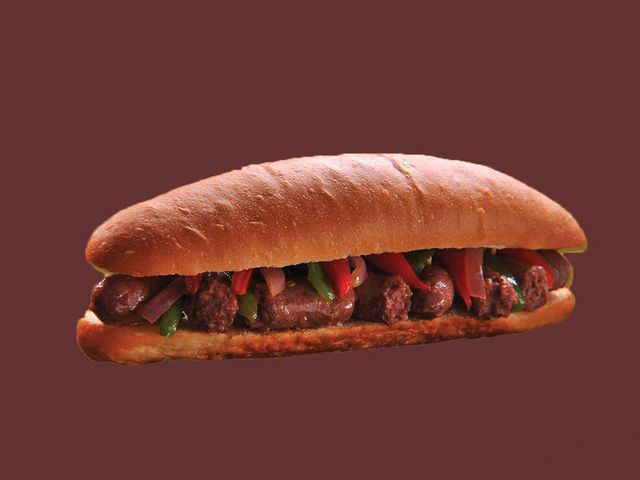 Grilled Sausage Sandwich