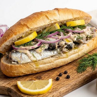 Sardine Sandwich Two Pieces
