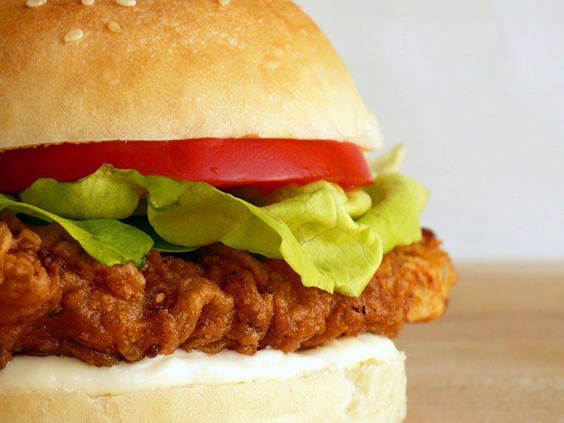 Chicken Escalope Pane Sandwich