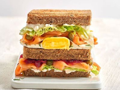 Smoked Salmon Sandwich