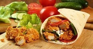 Chicken Strips Syrian Sandwich