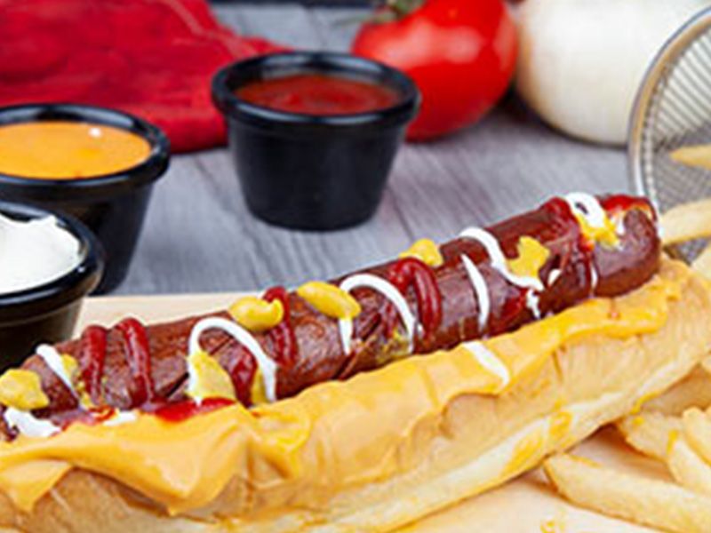 Sausage With Mozzarella Cheese Sandwich