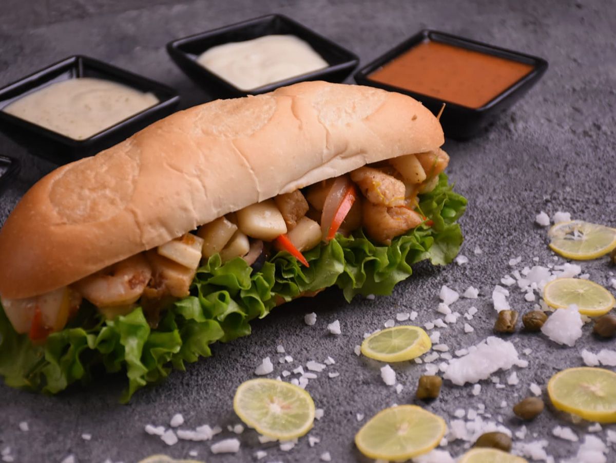 Seafood Grill Sandwich French Bread
