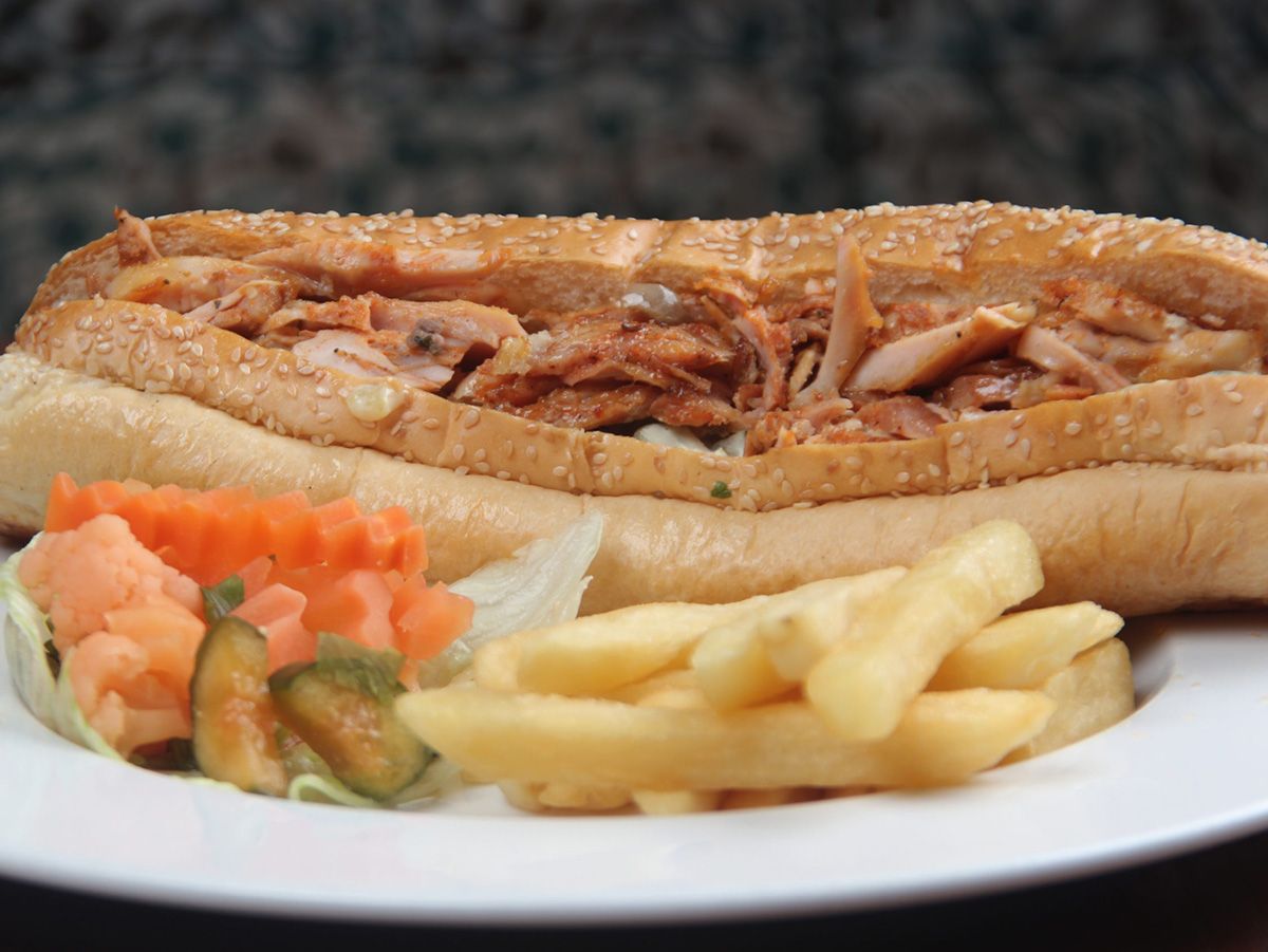 Chicken Shawerma sandwich