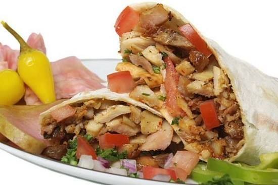 chicken shawarma sandwich