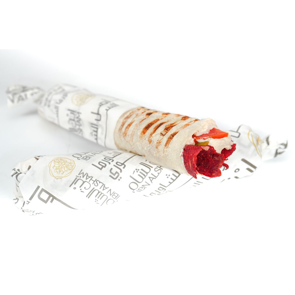 Sausage Shawarma Saj Sandwich