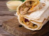 Shawerma Saroukh Syrian sandwich
