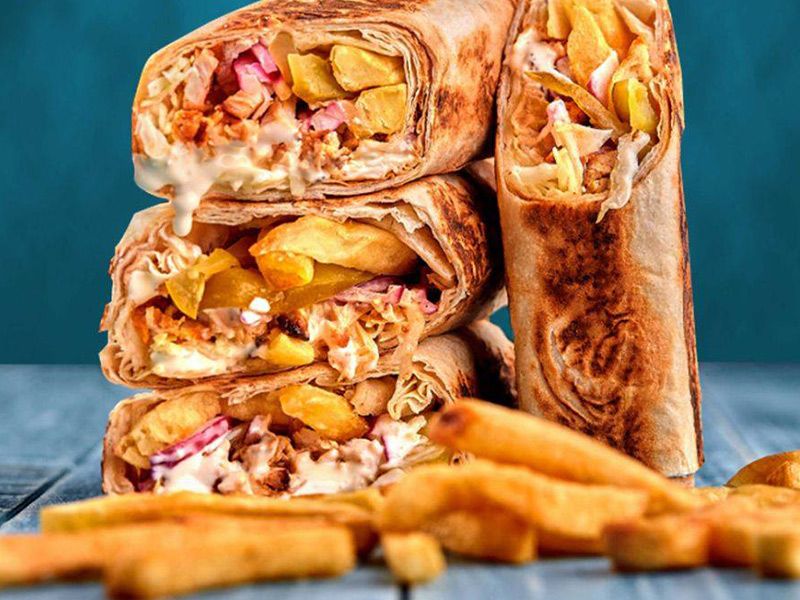 Saj Shawerma Sandwich