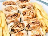 Arabic chicken Shawerma sandwich
