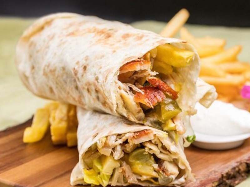 chicken shawerma sandwich